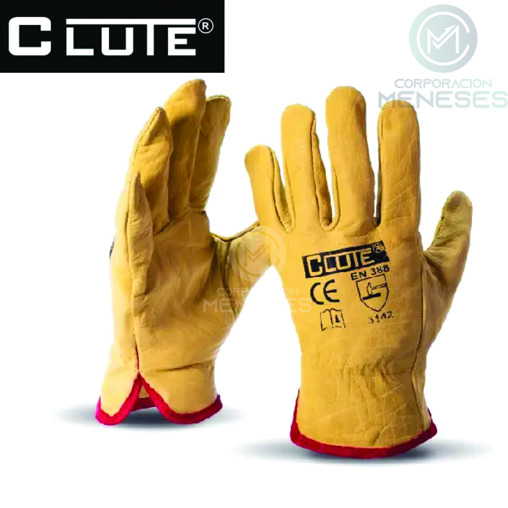 Guante de Badana Amarillo Clute