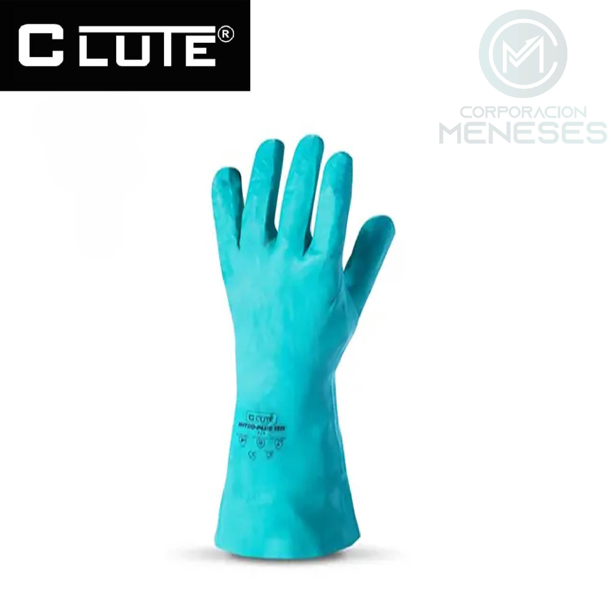 Guante Nitrilo Verde Nitro-Plus 1822 18” Calibre 22 | CLUTE