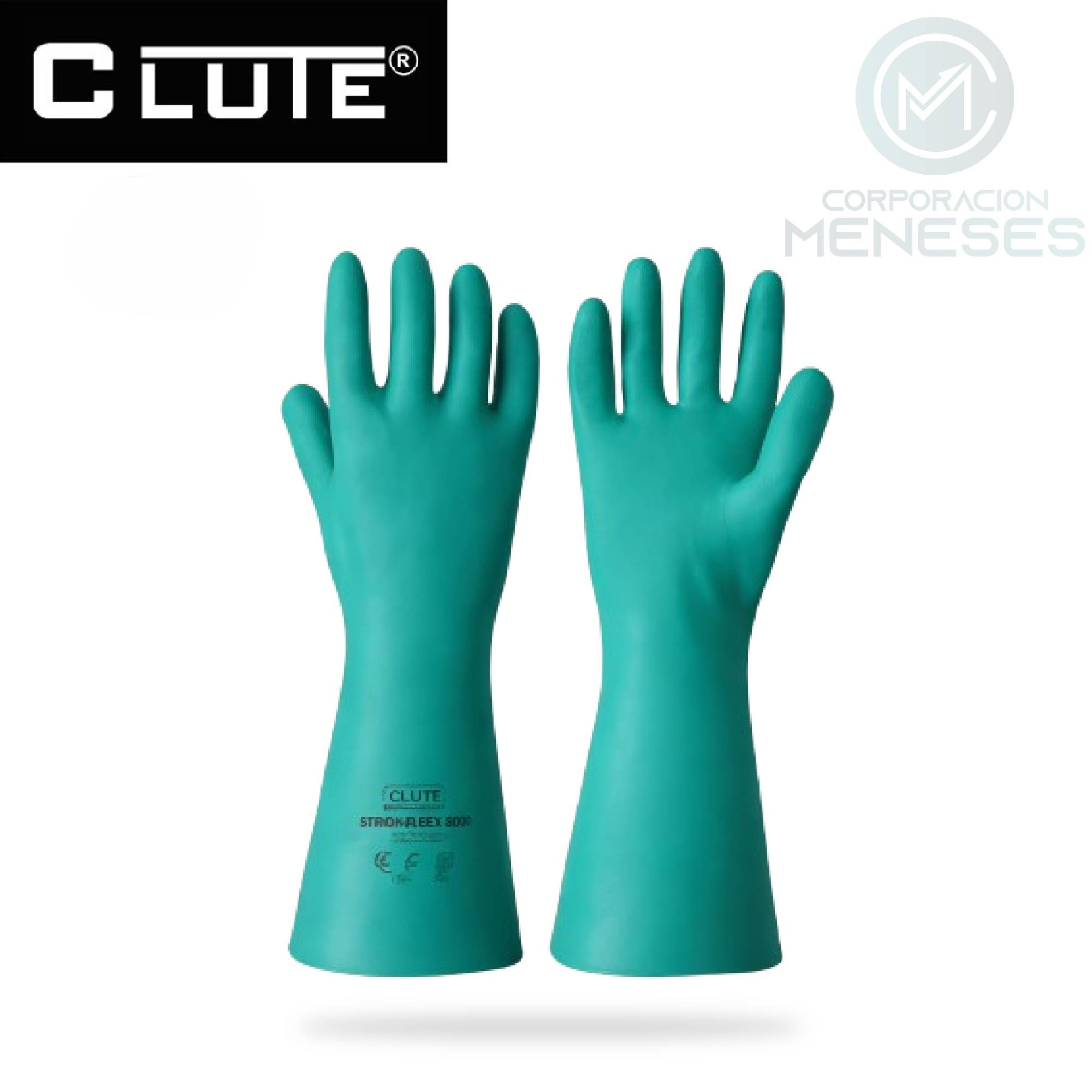 Guante Nitrilo Verde Nitro-Plus 1315 13” Calibre 15 | CLUTE